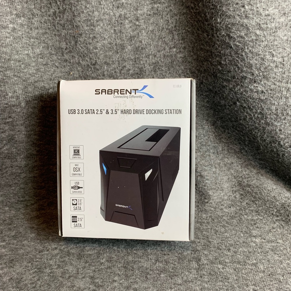 Black USB 3.0 SATA Hard Drive Docking Station